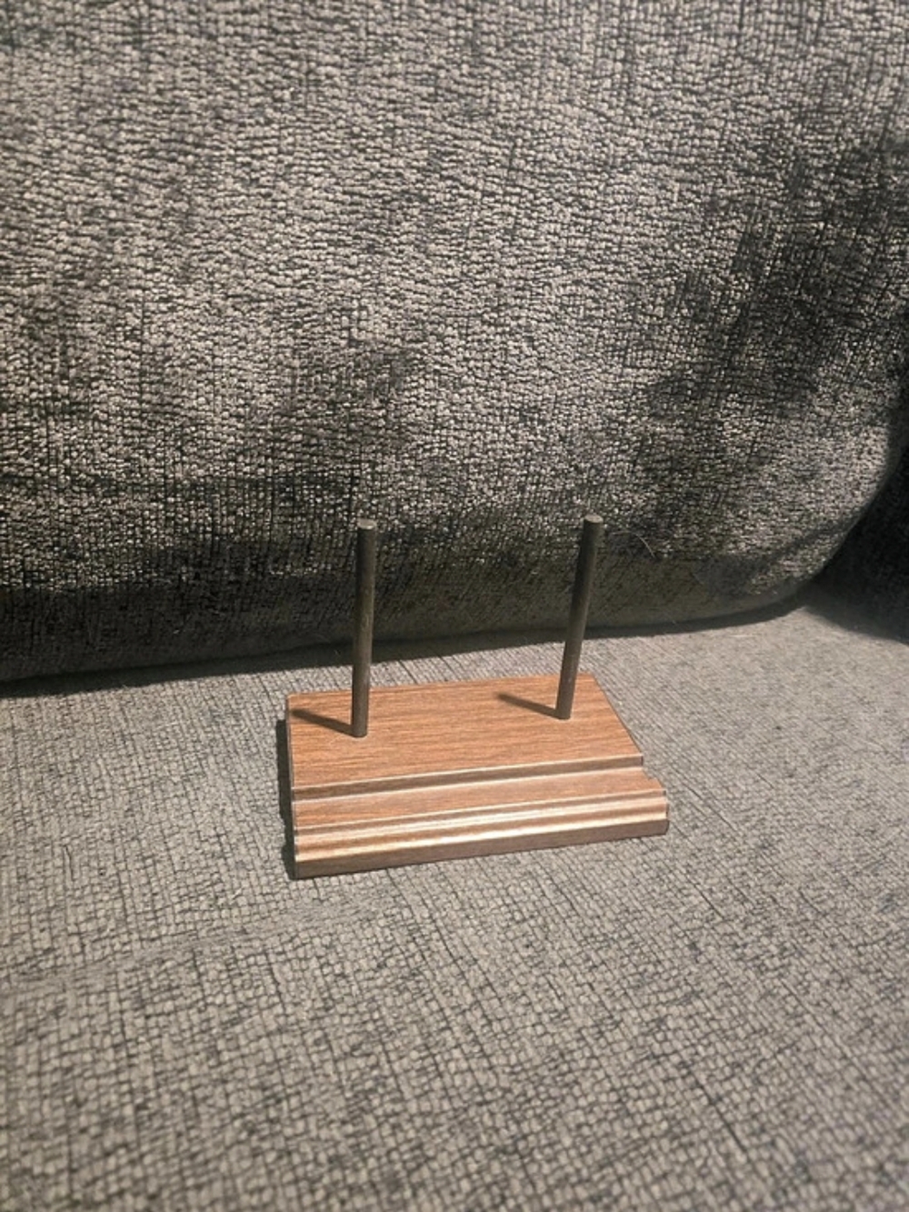 Vintage Wooden Display Vinyl Record Stand